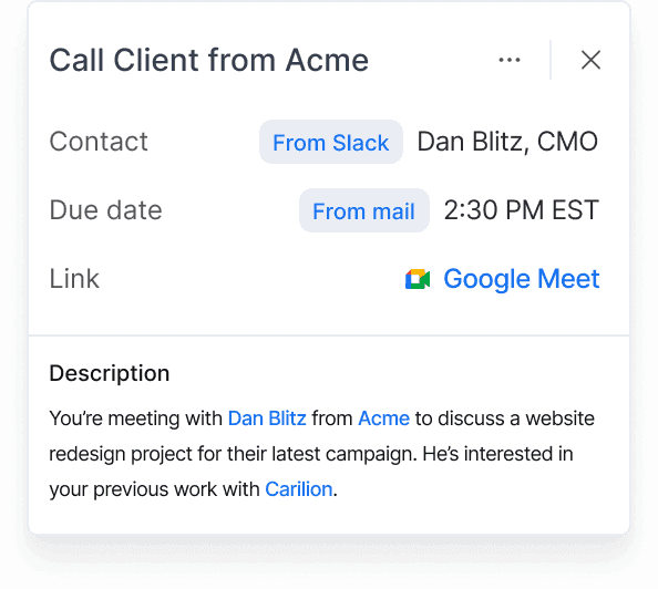 Context Understanding details