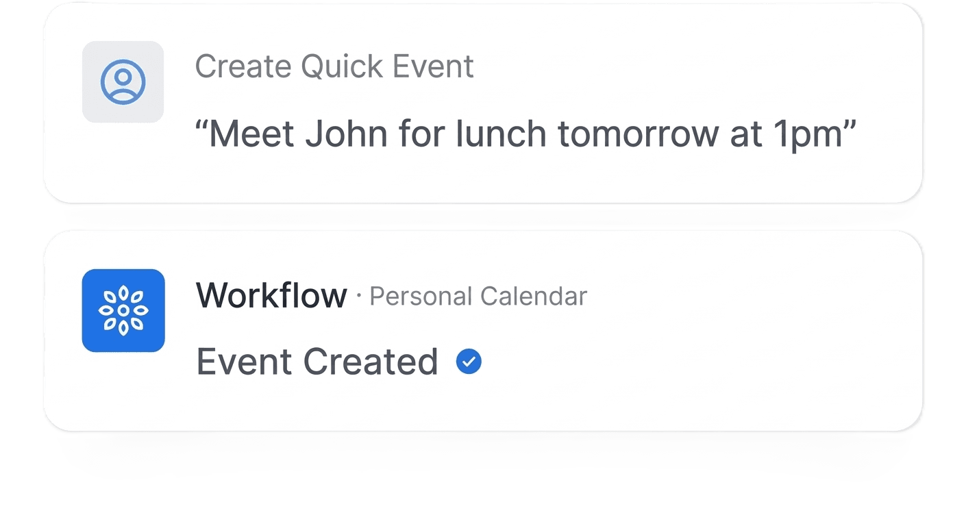 Natural Language Input